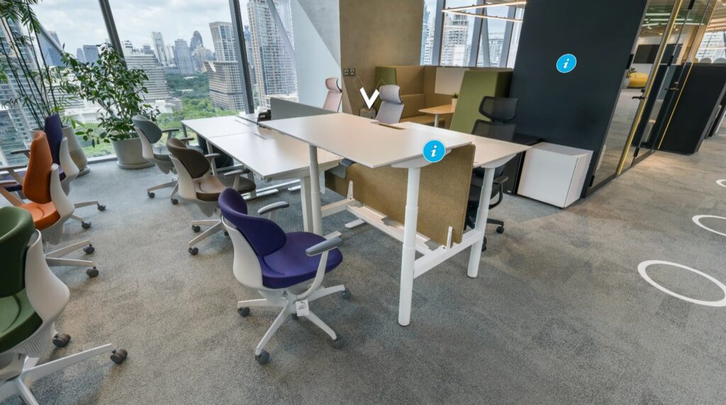 KOKUYO | Virtual showroom 13 ถ่าย VR Virtual tour 360 KOKUYO function1 2 ถ่าย VR Virtual tour 360 ถ่าย