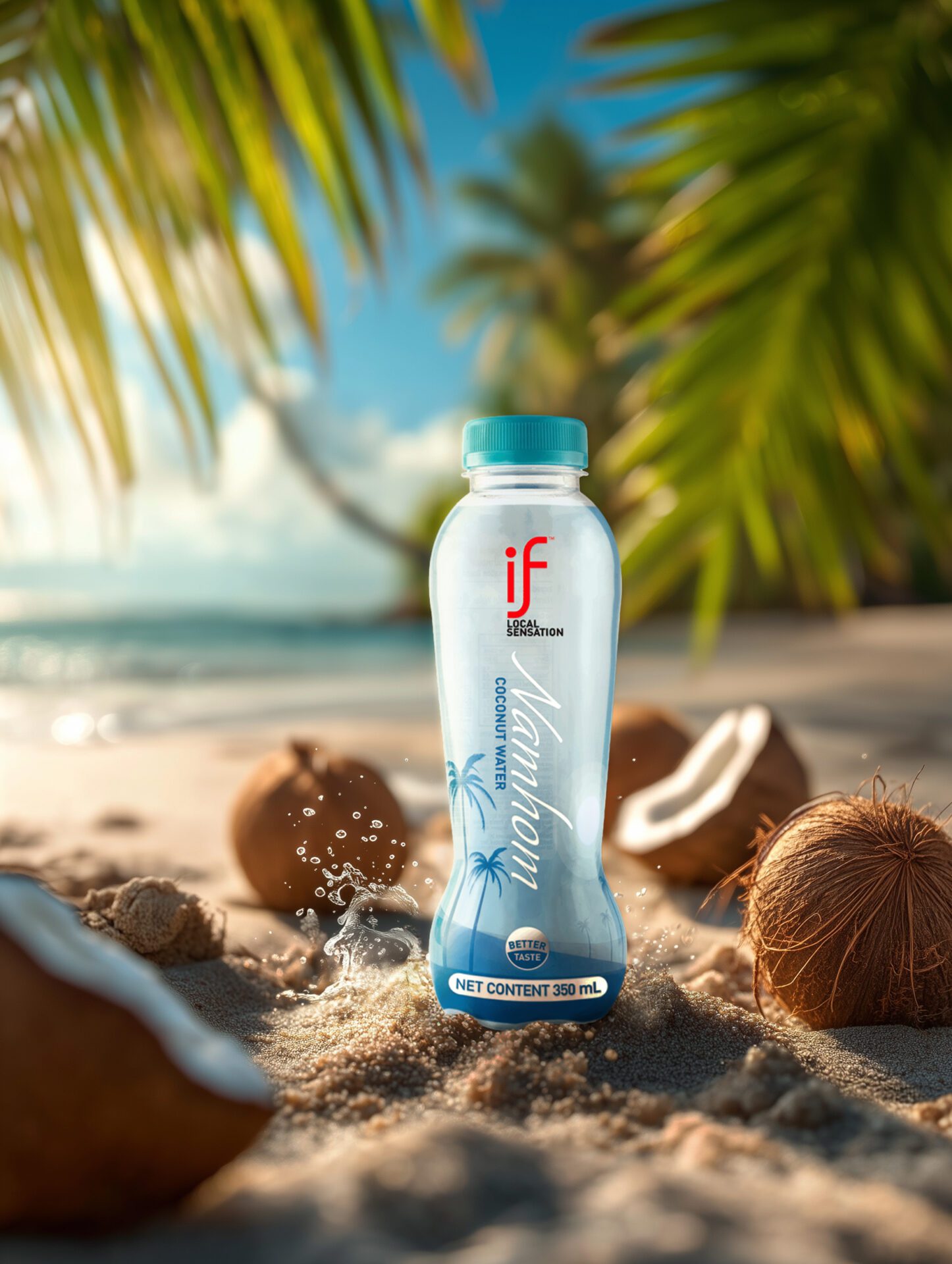 AI Lifestyle & Packshot 13 ถ่าย VR Virtual tour 360 Product AI Packshot - commercial bottle