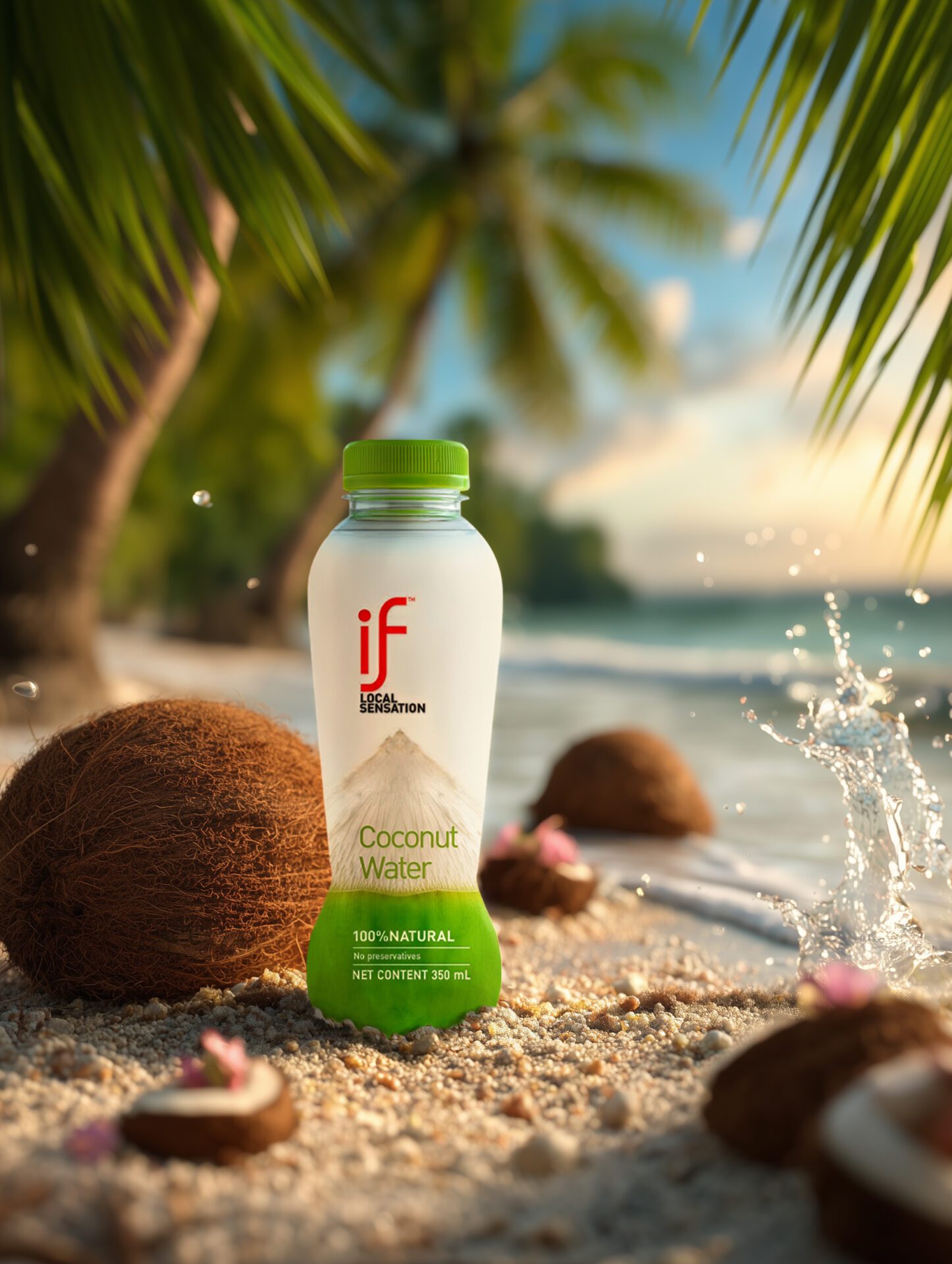 AI Lifestyle & Packshot 14 ถ่าย VR Virtual tour 360 Product AI Packshot - commercial bottle