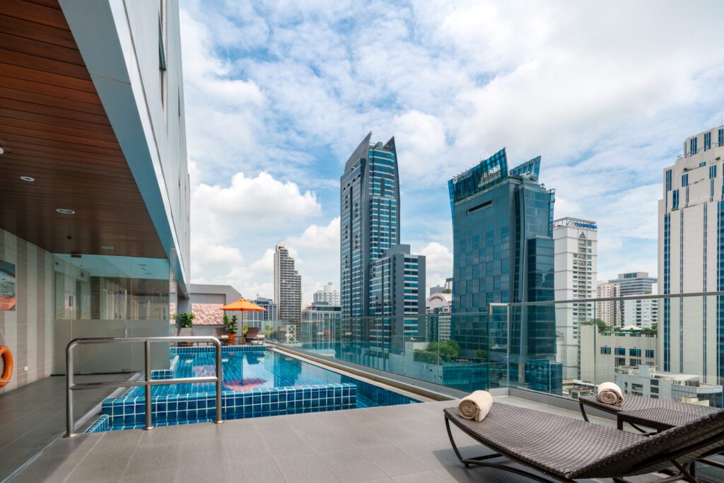 Adelphi Suite Bangkok 23 ถ่าย VR Virtual tour 360 Adelphi suite Swimming pool