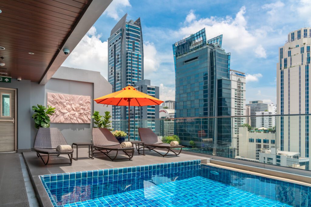 Adelphi Suite Bangkok 24 ถ่าย VR Virtual tour 360 Adelphi suite Swimming pool