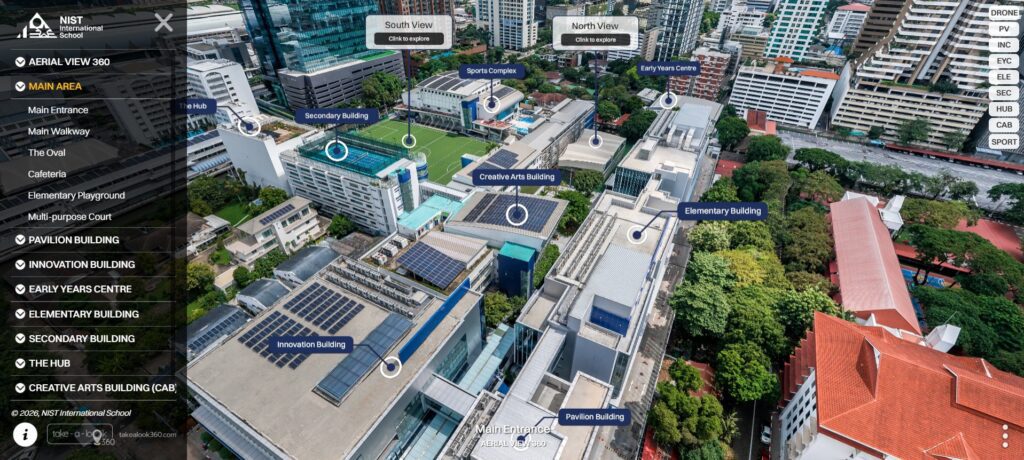 NIST International School 3 ถ่าย VR Virtual tour 360 NIST interface 1 ถ่าย VR Virtual tour 360 ถ่าย