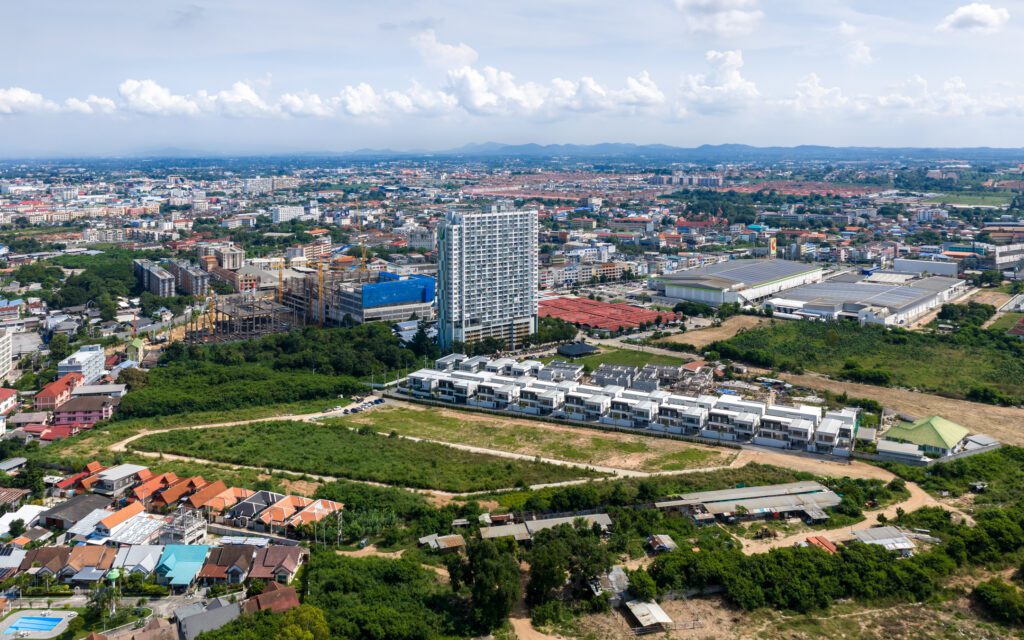 Drone Luxury Vista Villa ภาพมุมสูงโครงการ