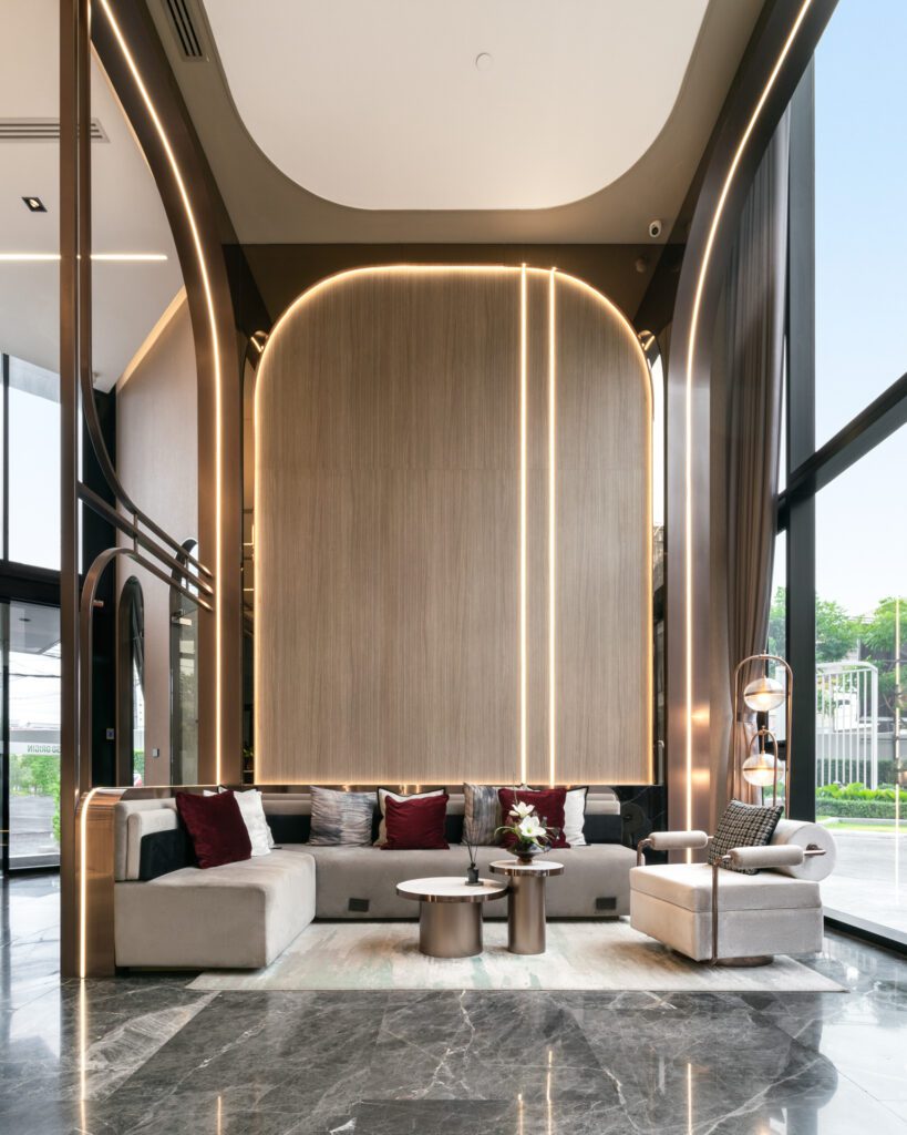 จุดพักคอยบริเวณ Lobby โครงการ SO Origin Kaset Interchange