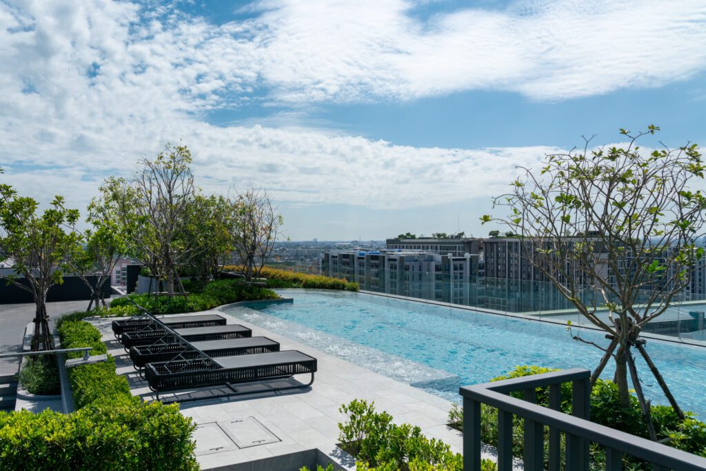 Rooftop facility - swimming pool