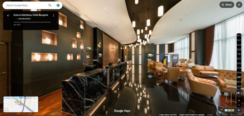 Solaria Google Interface ถ่าย VR Virtual tour 360 ถ่าย