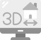 computer_white 3d render 360 3d vr 3d spherical